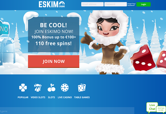 Eskimo Casino Lobby